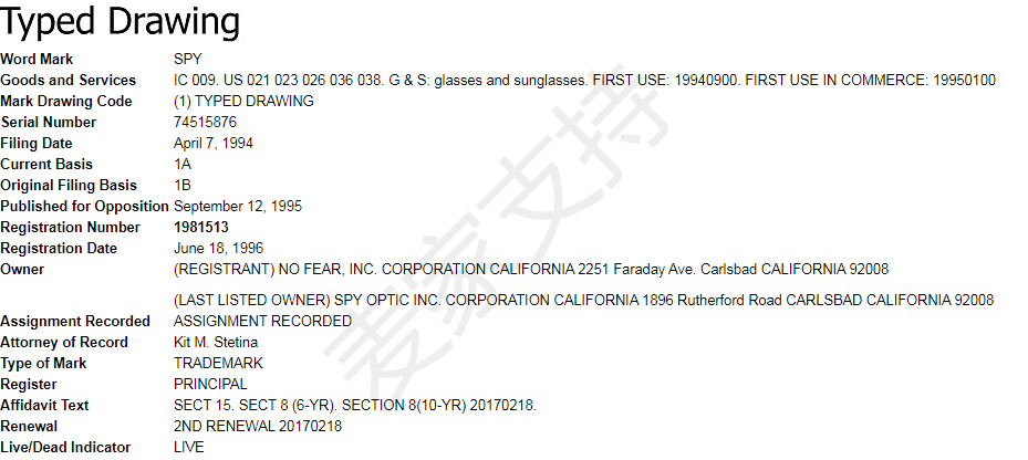 案件号：2021-cv-62472：SMG再发新案，涉及Spy Optic品牌，趁TRO还未下来，账户未被冻结前，赶紧自查自纠！