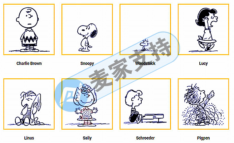 GBC律所代理品牌花生漫画 PEANUTS再度发案，这些图案有版权，勿使用！