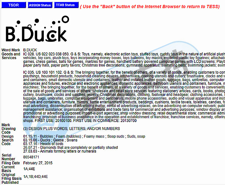 小黄鸭 B.DUCK商标侵权严重，代理律所HSP向多个卖家发起诉讼！初始报告将在十月下旬前提交！