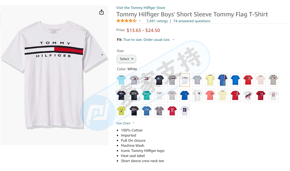 GBC律师代理汤美费格 Tommy Hilfiger品牌维权，已PIO初步禁令，未中招的卖家尽快下架！