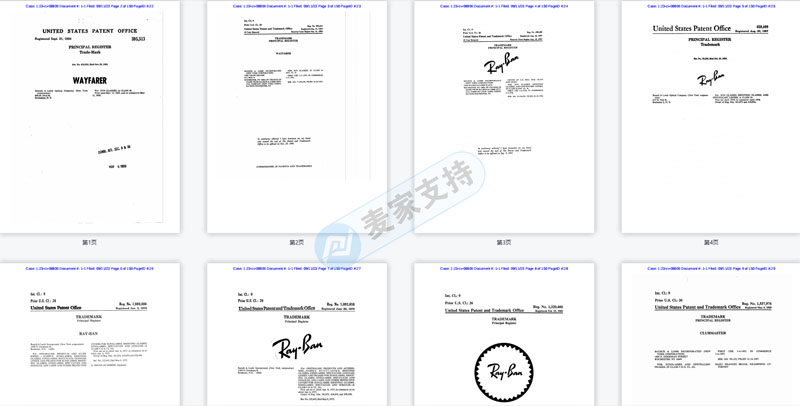 GBC出手绝非小案！RayBan&Oakley113个商标维权，截图到手软，跨境电商卖家get起来