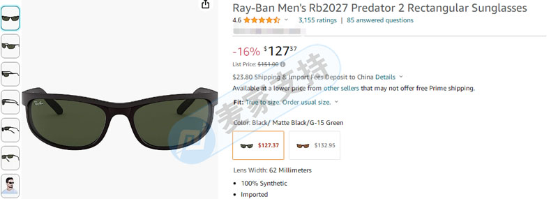 GBC出手绝非小案！RayBan&Oakley113个商标维权，截图到手软，跨境电商卖家get起来