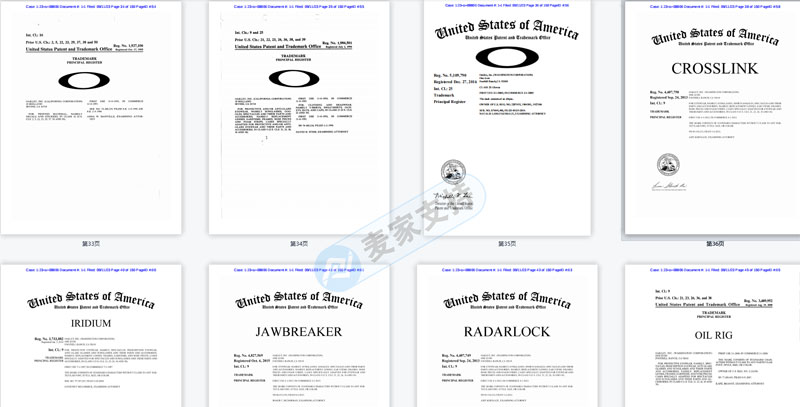 GBC出手绝非小案！RayBan&Oakley113个商标维权，截图到手软，跨境电商卖家get起来