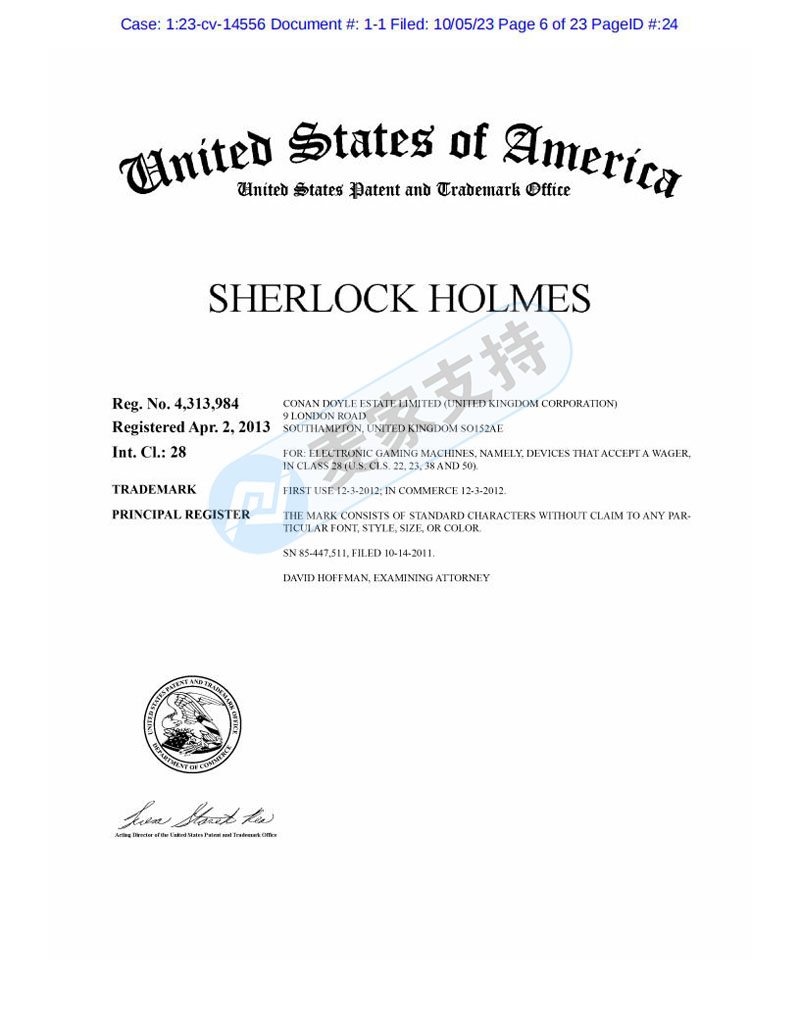 TME律所代理高危词Sherlock Holmes福尔摩斯再维权，跨境卖家速排查