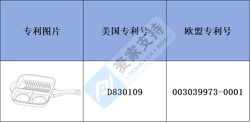 跨境侵权预警——三合一煎锅你还在上架吗？