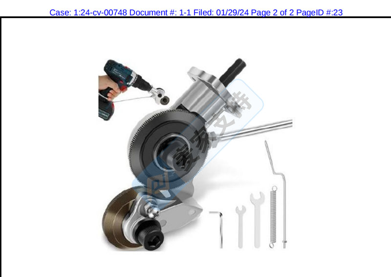 海外热销产品——金属冲压机钻床板切割机品类专利抢注，花式维权发起TRO