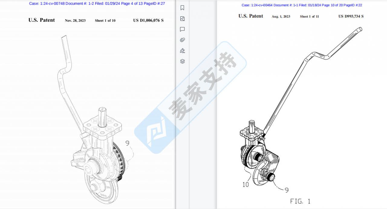 海外热销产品——金属冲压机钻床板切割机品类专利抢注，花式维权发起TRO