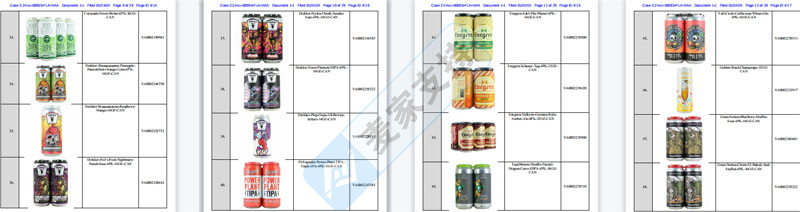 花花绿绿色彩艳丽的果酒饮料暗藏TRO风险！CraftShack114个版权，已发起跨境维权！