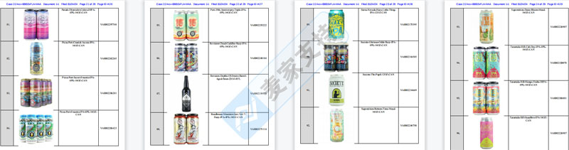 花花绿绿色彩艳丽的果酒饮料暗藏TRO风险！CraftShack114个版权，已发起跨境维权！