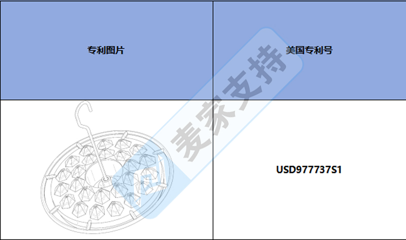 跨境侵权预警——Hummingbird Feeder蜂鸟喂食器，美国外观专利侵权！  