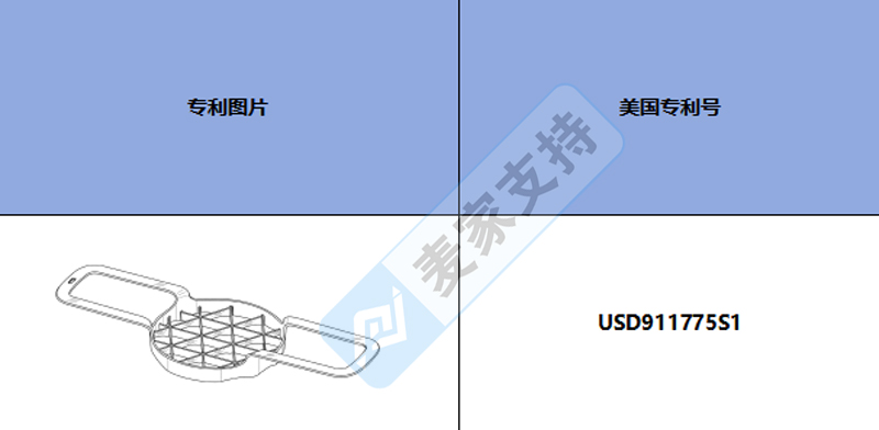 跨境侵权预警——Bakeware Sling烤盘吊带，美国外观专利侵权！