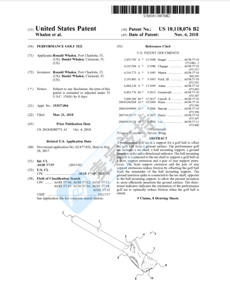 跨境侵权预警——FlightPath 高尔夫球座，美国发明专利侵权！