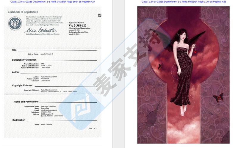 Keith的全新版权案掀起波澜——仙女版权画侵权风暴来袭，7张版权图已下传票！