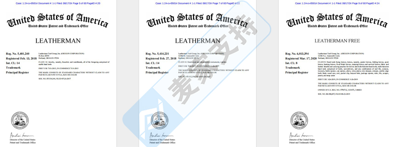 4-cv-05014，GBC律所代理Leatherman