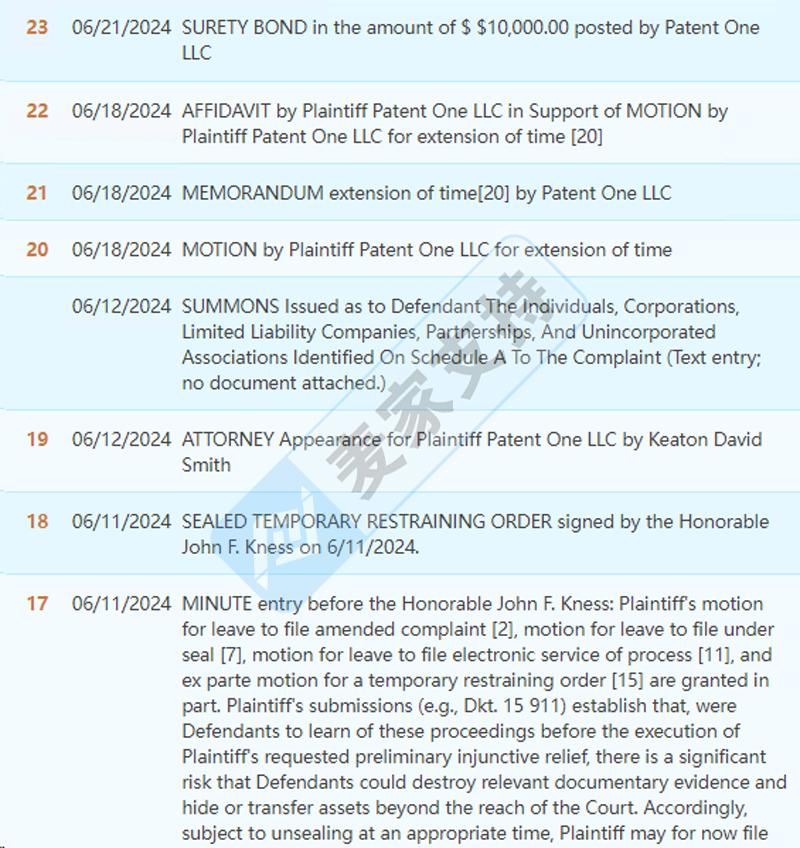4-cv-03340，Patent