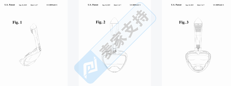 4-cv-05505，又一款国人潜水面具发起外观专利维权！卖家注意避雷"